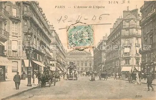 Paris Avenue de l Opera Paris