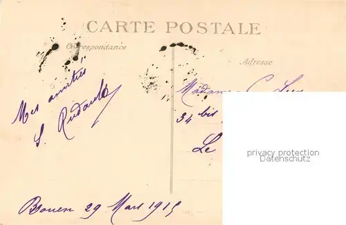 Rouen Vue generale prise de la cote Sainte Catherine Rouen