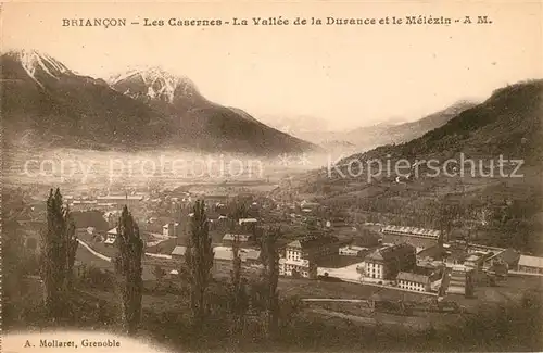 Briancon Les Casernes Vallee de la Durance et le Melezin Alpes Briancon