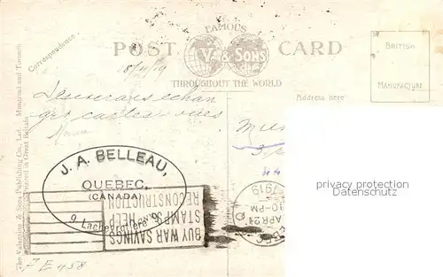 Quebec Chateau Frontenac Monument Quebec