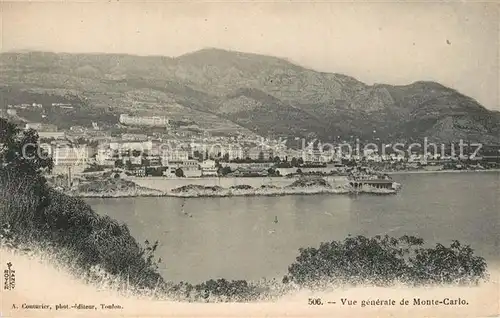 Monte Carlo Vue generale Cote d Azur Monte Carlo