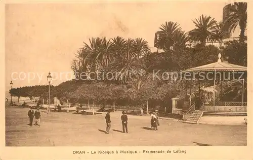 Oran_Algerie Kiosque a Musique Promenade de Letang Oran Algerie