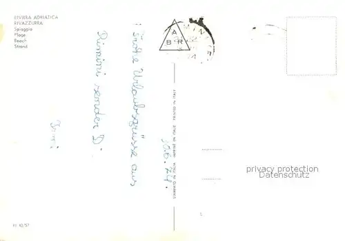 Rivazzurra Spiaggia Strand  Rivazzurra