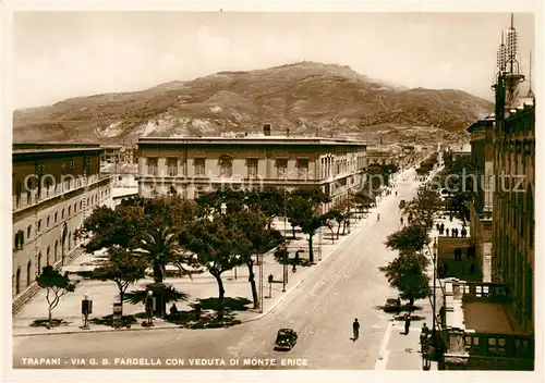 Trapani Via Giovanni Battista Fardella Monte Erice  Trapani