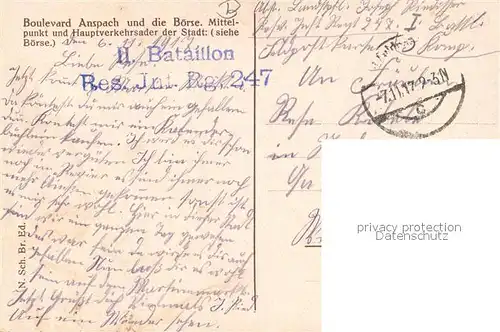 Aspach le Bas Boulevard und B?rse Aspach le Bas