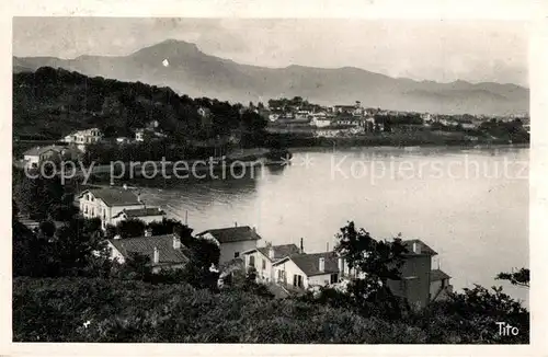 Hendaye_Pyrenees_Atlantiques Ville et Pic de Trois Couronnes Hendaye_Pyrenees