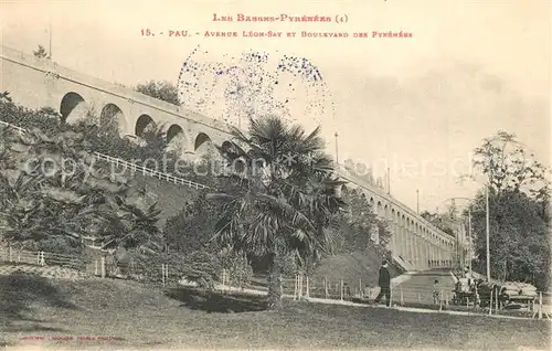 Pau Avenue Leon Say et Boulevard des Pyr?n?es Pau