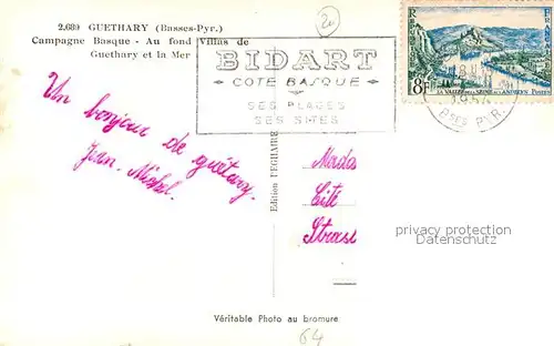 Guethary Campagne Basque Guethary