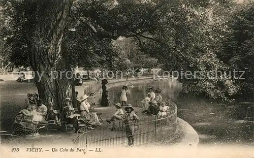 Vichy_Allier Un Coin du Parc Vichy Allier