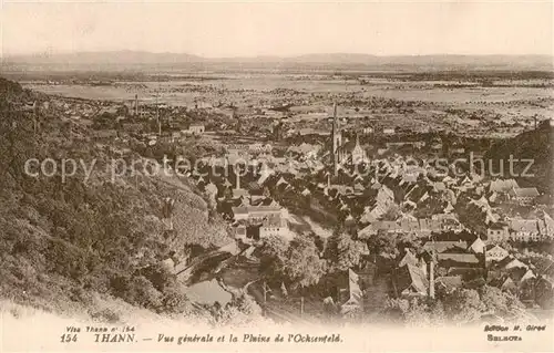 Thann_Haut_Rhin_Elsass Vue generale et la Plaine de l Ochsenfeld Thann_Haut_Rhin_Elsass