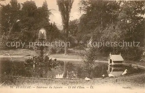 Aurillac Interieur du Square Le Jet d Eau Aurillac