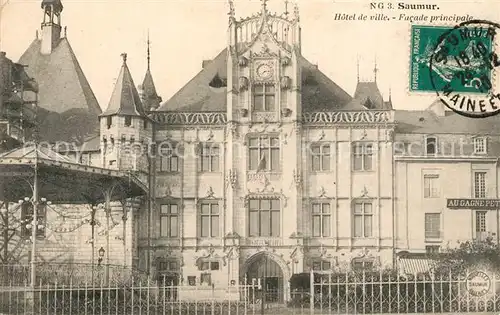 Saumur Hotel de ville Facade principale Saumur