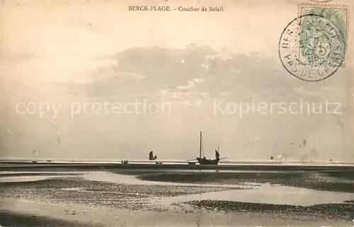 Berck Plage Coucher de Soleil Berck Plage