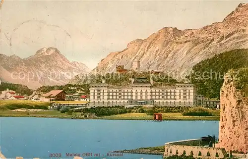 Maloja_GR Silsersee Kursaal Alpen Maloja_GR