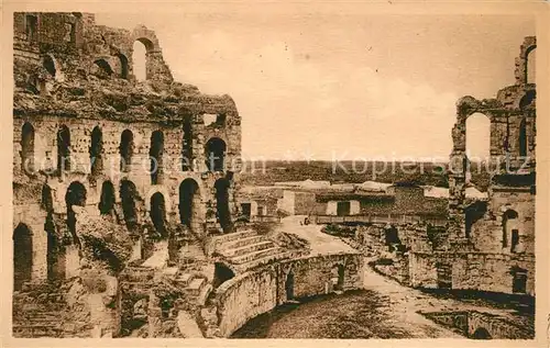El Djem Interieur du Colisee Ruines El Djem