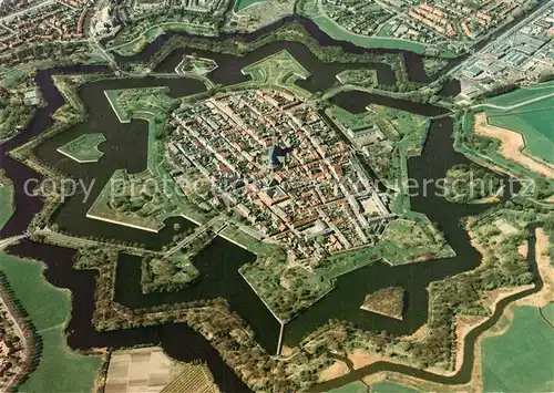 Naarden Vestingstad Fliegeraufnahme Naarden