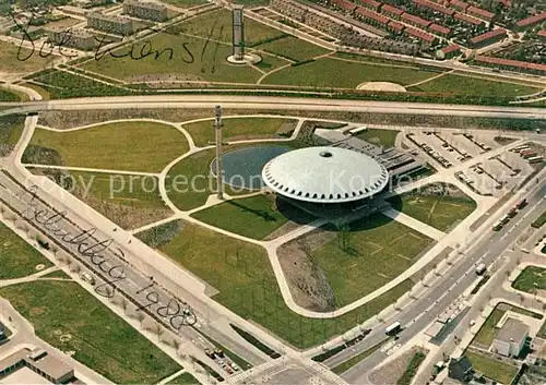 Eindhoven_Netherlands Evoluon Fliegeraufnahme Eindhoven_Netherlands