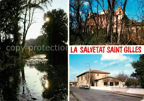 Saint Gilles_Gard La Salvetat laussonnelle le chateau une des rues principales Saint Gilles_Gard