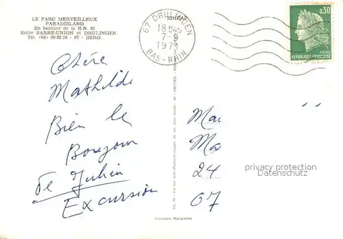 Sarre Union Le Parc Merveilleux Paradiesland Sarre Union