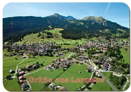 Lermoos_Tirol Fliegeraufnahme mit Grubigstein Gaertnerwand und Bleispitze Lermoos Tirol