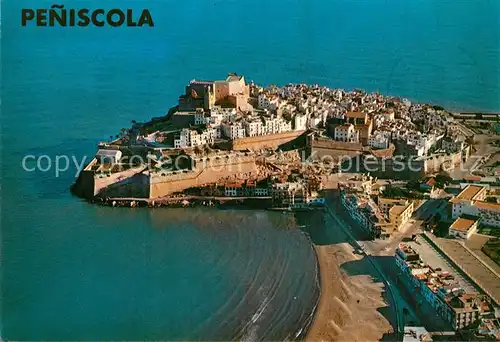 Peniscola Fliegeraufnahme Peniscola