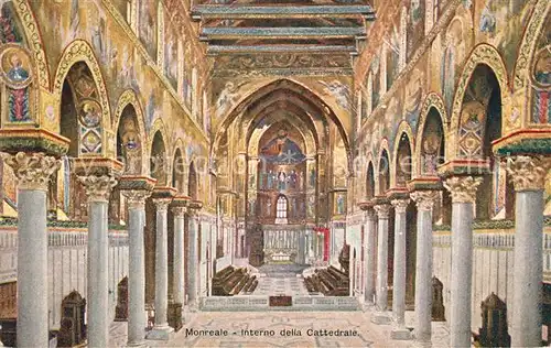 Monreale Cattedrale Interno Monreale