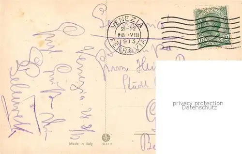 Venezia_Venedig Basilica di San Marco Litho  Venezia Venedig