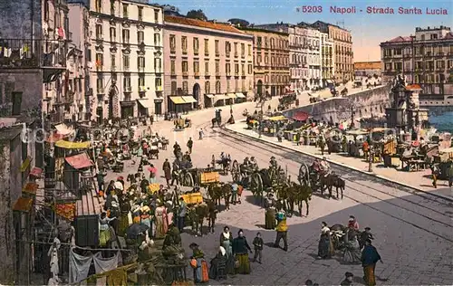 Napoli_Neapel Strada Santa Lucia Napoli Neapel