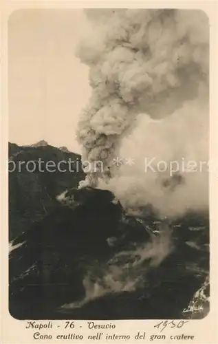 Napoli_Neapel Vesuvio Cono eruttivo Cratere  Napoli Neapel