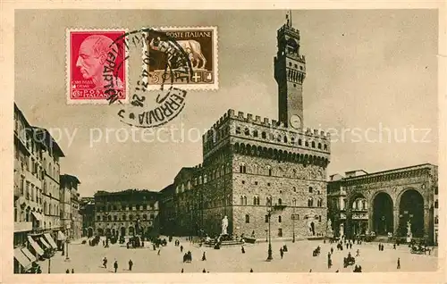 Firenze_Toscana Piazza della Signoria Palazzo Vecchio  Firenze Toscana