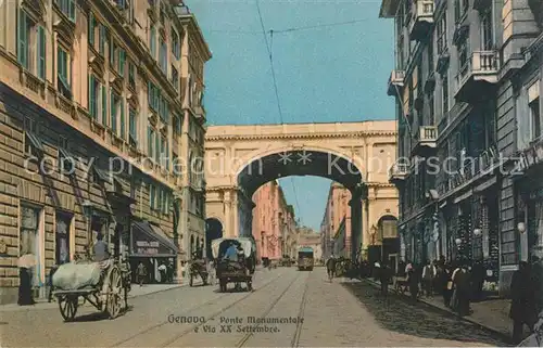 Genova_Genua_Liguria Ponte Monumentale Via XX Settembre Genova_Genua_Liguria
