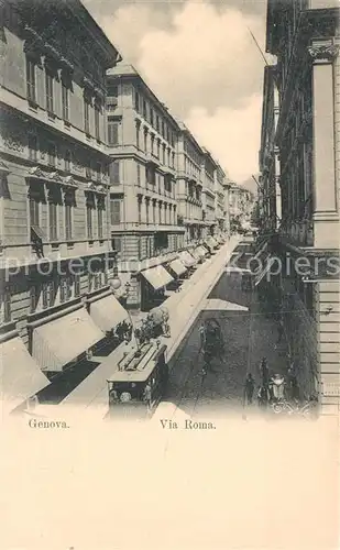 Genova_Genua_Liguria Via Roma  Genova_Genua_Liguria