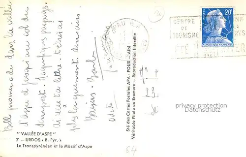 Urdos Vall?e d`Aspe Urdos