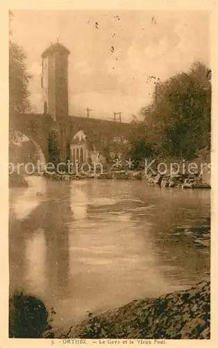 Orthez Gave et Pont Orthez