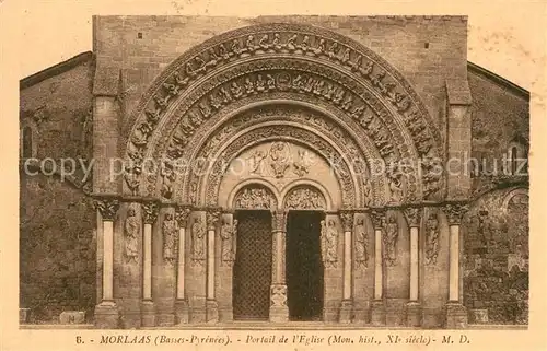 Morlaas Portail de Eglise Morlaas