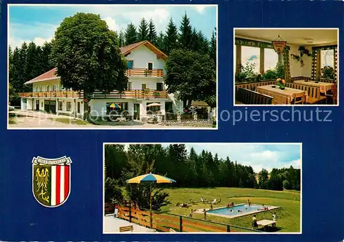 Puchkirchen_Trattberg Gasthaus Pension Zum gruenen Wald Gaststube Pool Puchkirchen Trattberg