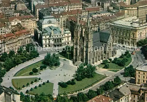 Praha_Prahy_Prague Platz des Friedens Fliegeraufnahme Praha_Prahy_Prague