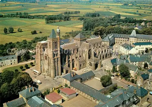 Dol de Bretagne La Cathedrale Saint Samson Vue aerienne Dol de Bretagne