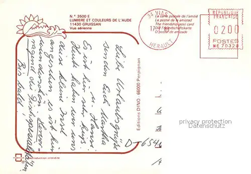 Gruissan Vue aerienne Gruissan