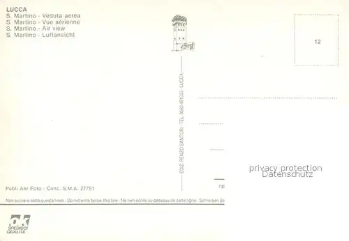 Lucca San Martino Fliegeraufnahme Lucca