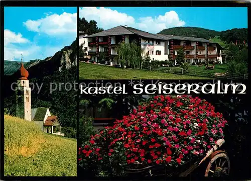 Kastelruth_Suedtirol Kastel Seiseralm Kirche Kastelruth_Suedtirol
