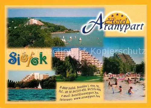 Siofok Hotel Aranypart Panorama Strand Siofok