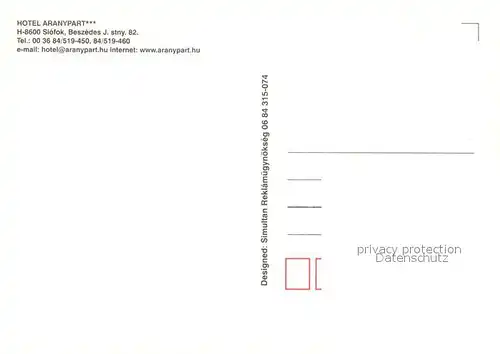 Siofok Hotel Aranypart Panorama Strand Siofok