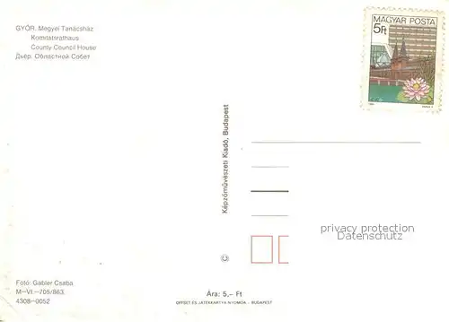 Gyoer Komitatsrathaus Gyoer