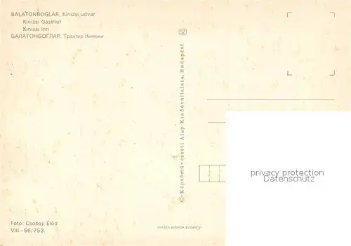 Balatonboglar Kinizsi Gasthof Balatonboglar