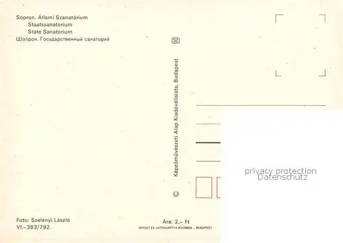 Sopron Staatssanatorium Sopron