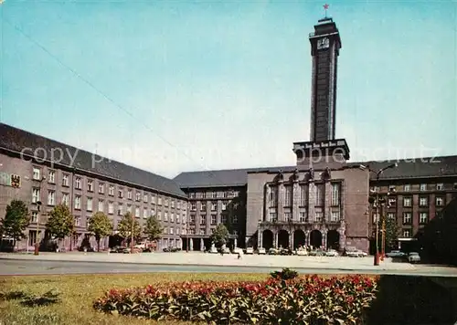 Ostrava Neues Rathaus auf dem Platz der Oktoberrevolution Ostrava