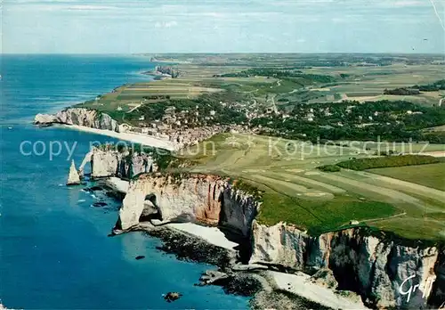 Etretat Vue d avion Etretat