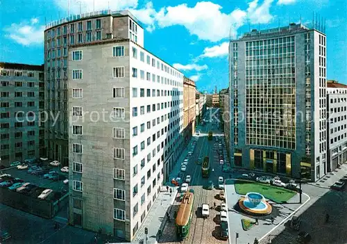 Milano Philipp Turati Strasse und Montecatini Hauptplatz Milano