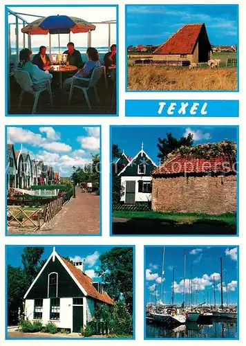Texel Teilansichten Bootshafen Texel